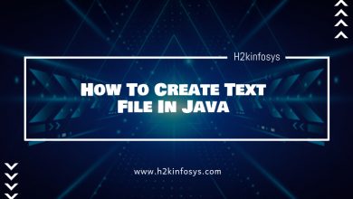 How To Create Text File In Java