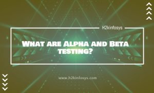 What are Alpha and Beta testing