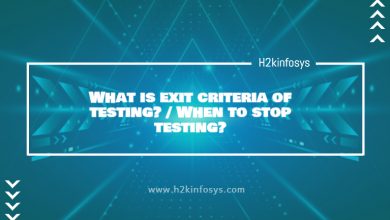 What is exit criteria of testing When to stop testing