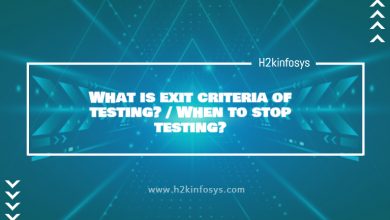 What is exit criteria of testing When to stop testing