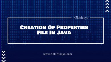 Creation Of Properties File In Java