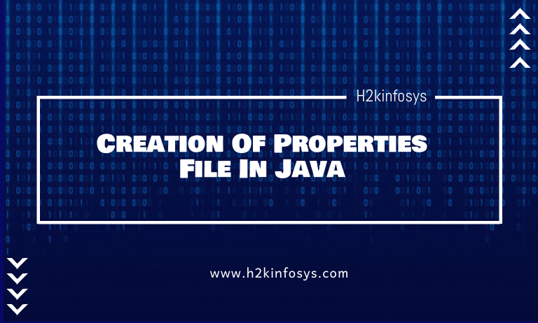 Creation Of Properties File In Java