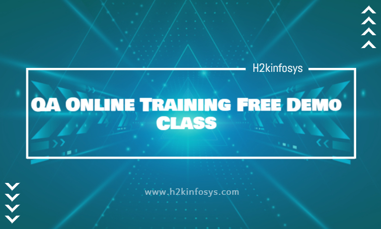 QA Online Training Free Demo Class