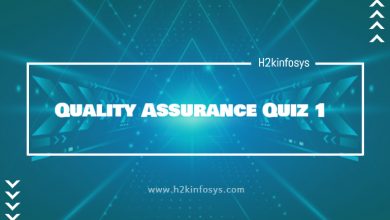 Quality Assurance Quiz 1