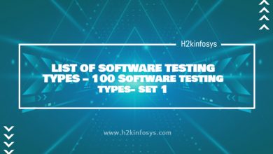 LIST OF SOFTWARE TESTING TYPES – 100 Software testing types- set 1