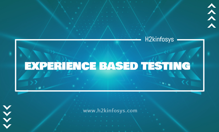 EXPERIENCE BASED TESTING EXPERIENCE BASED TESTING
