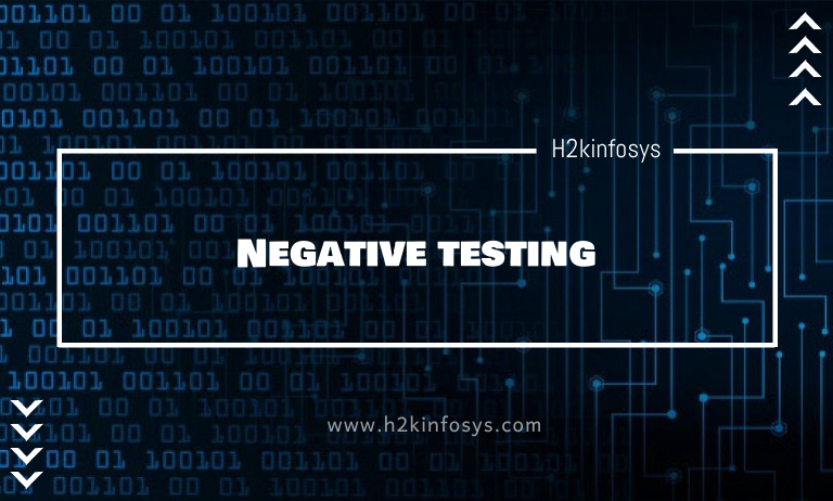 Negative testing