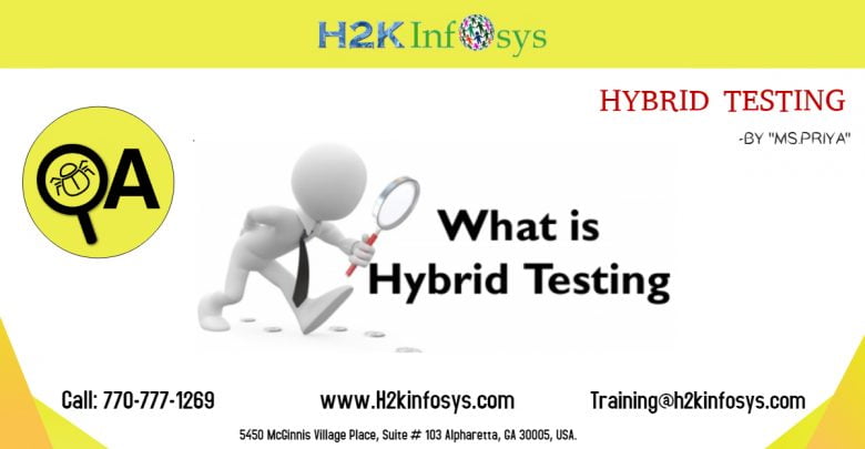 hybrid testing by H2kinfosys