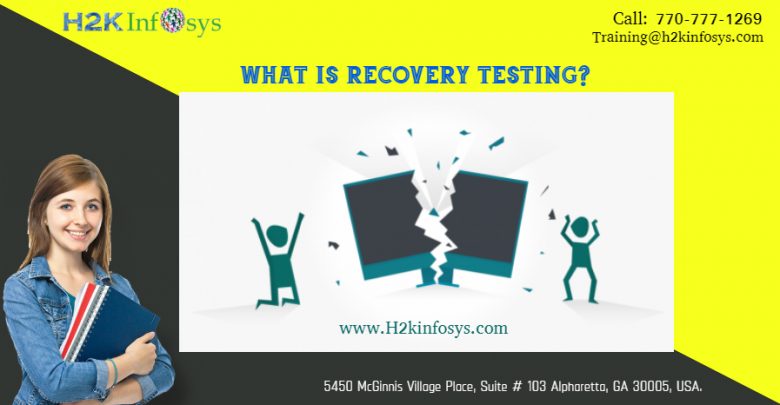 RECOVERY TESTING Recovery testing by h2kinfosys