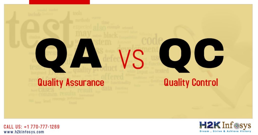 Quality Control and Quality Assurance