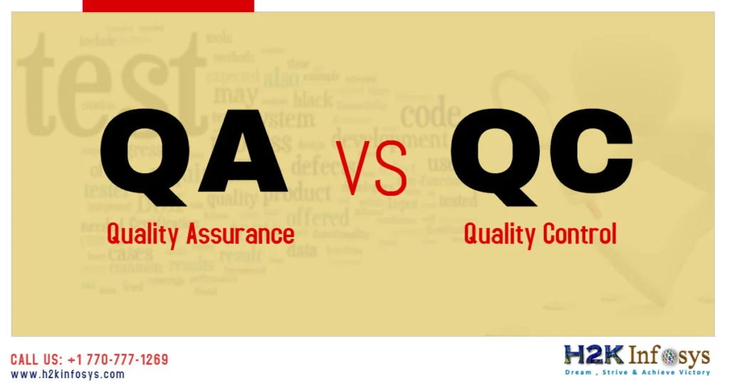 Quality Control and Quality Assurance