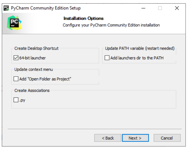 Installation of Python with PyCharm on Windows