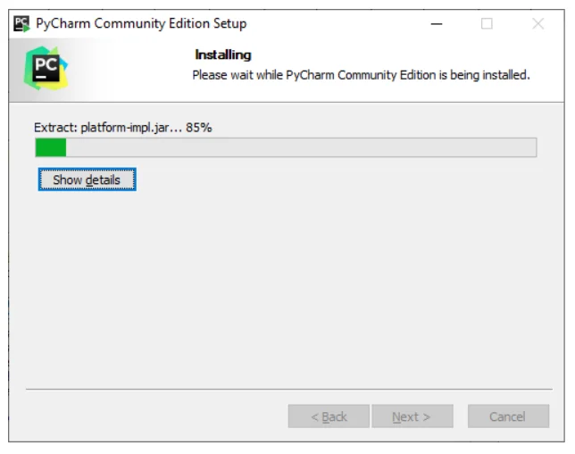 Installation of Python with PyCharm on Windows