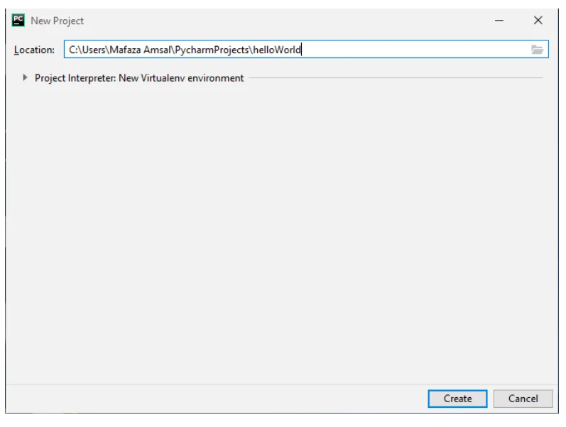 Installation of Python with PyCharm on Windows