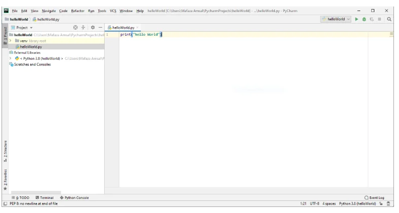 Write your first python Program | Hello World Write your first python Program | Hello World