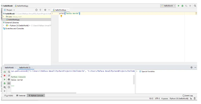 Write your first python Program | Hello World Write your first python Program | Hello World