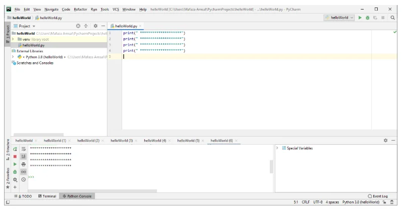 Write your first python Program | Hello World Write your first python Program | Hello World