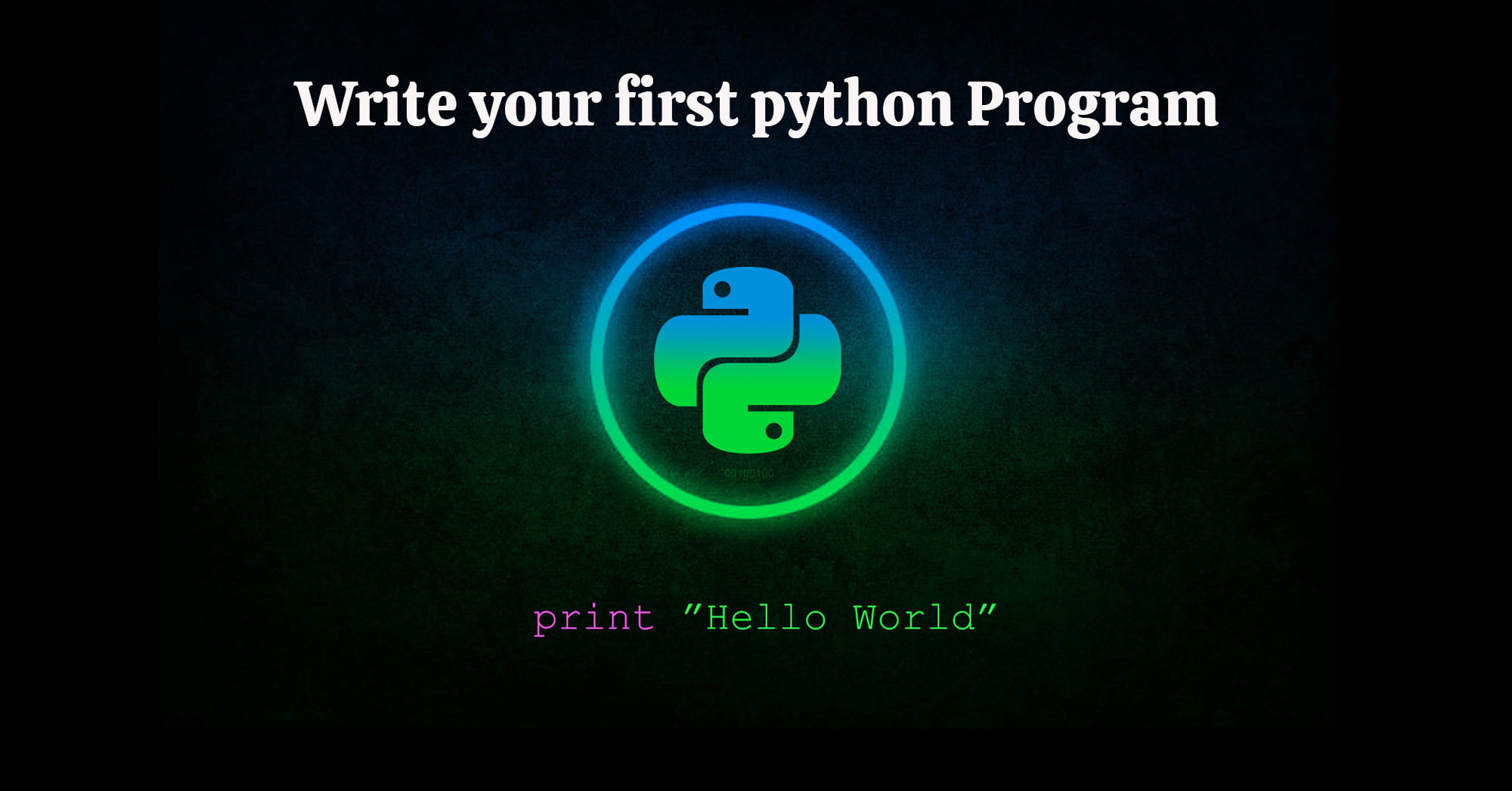 Write your first python Program  Hello World  H22kinfosys Blog