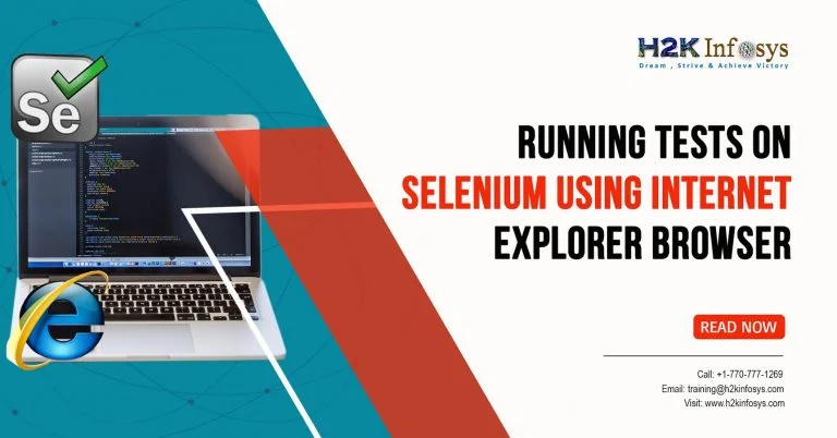 Running Tests on Selenium using Internet Explorer browser