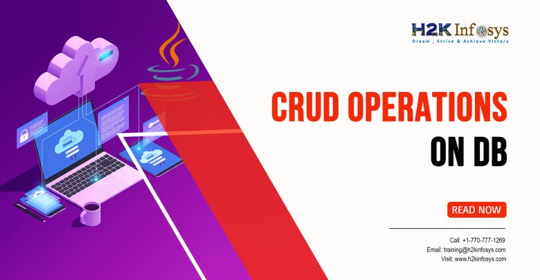CRUD Operations on DB CRUD Operations on DB