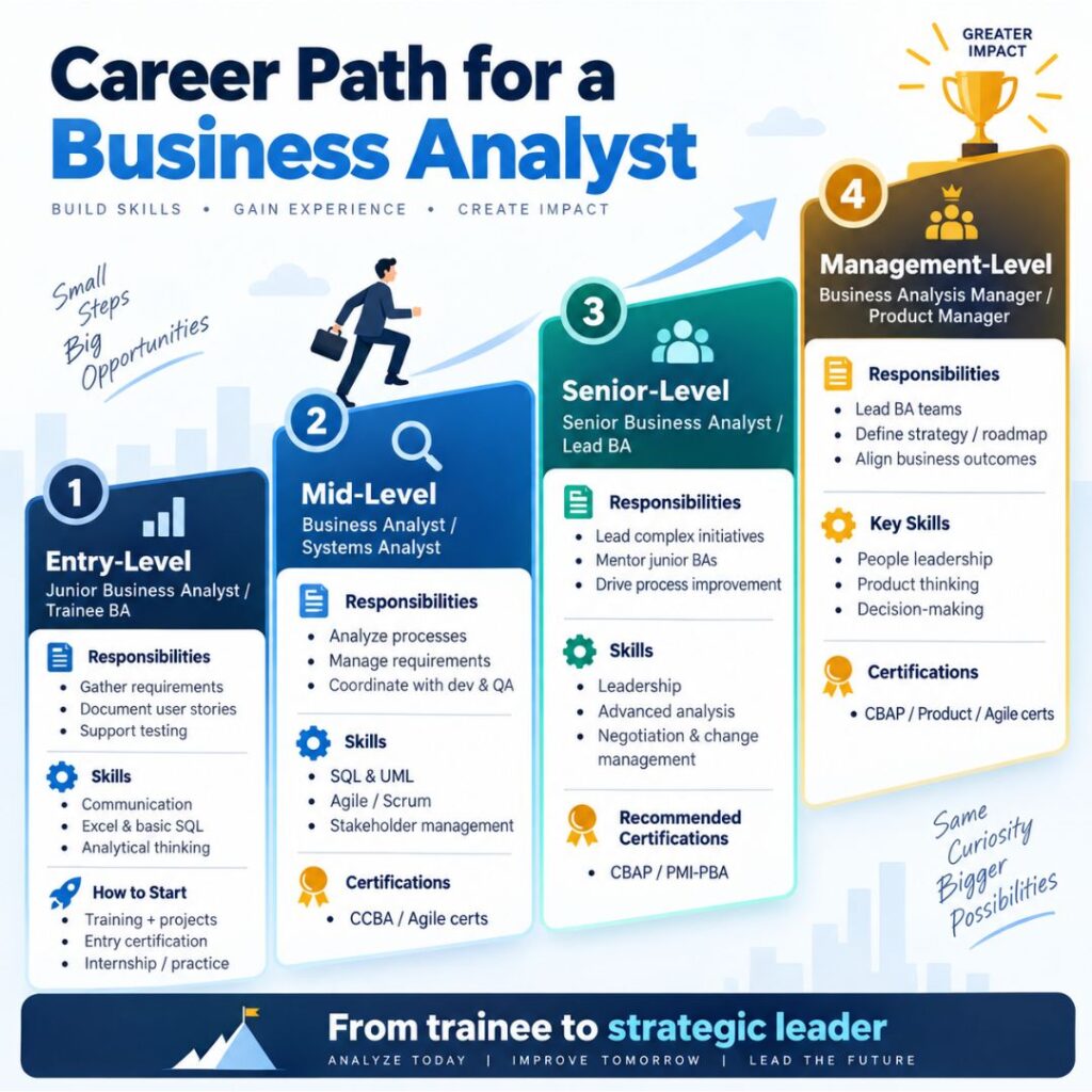 Career Path for a Business Analyst