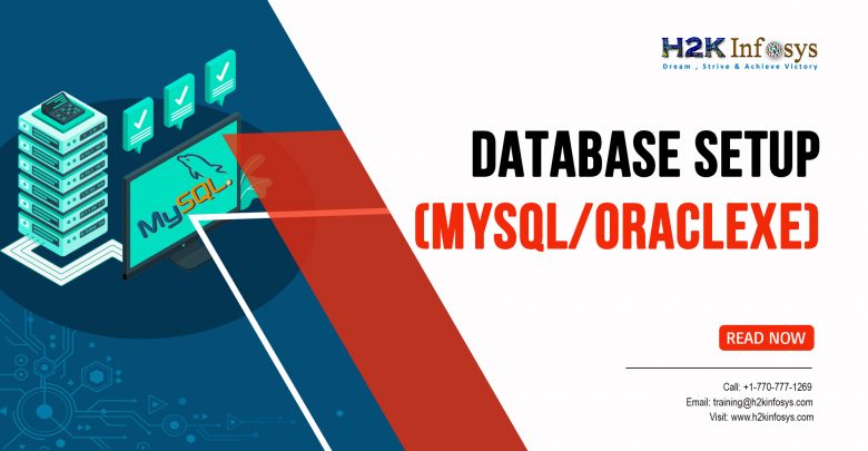 Database setup MySQL or OracleXE