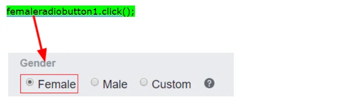Selenium WebDriver CheckBox and Radio Button