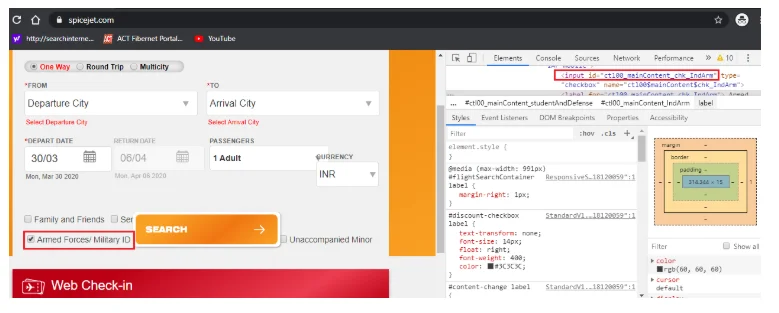 Selenium WebDriver CheckBox and Radio Button