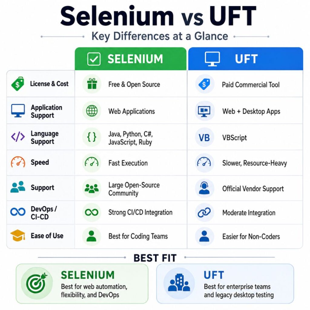 Which is Easier to Learn Selenium or UFT? Selenium or UFT