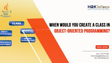 When Would you Create a Class in Object-Oriented Programming?