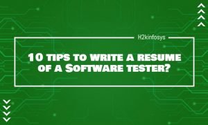 10 tips to write a resume of a Software tester