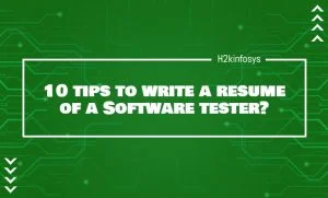 10 tips to write a resume of a Software tester