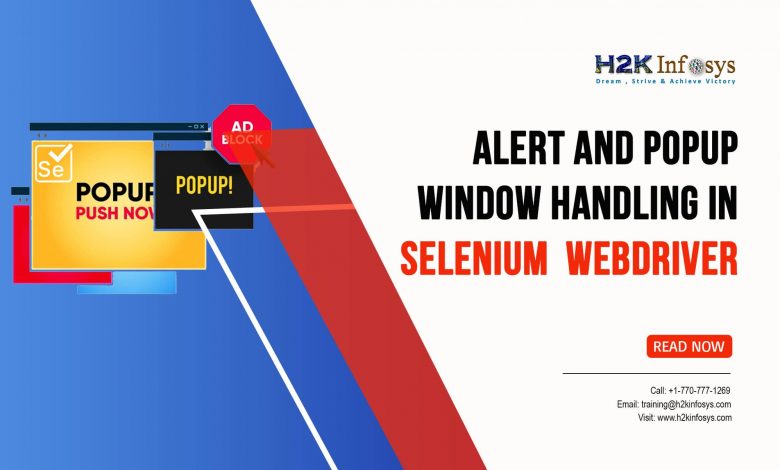 Alert and Popup Window Handling in Selenium WebDriver