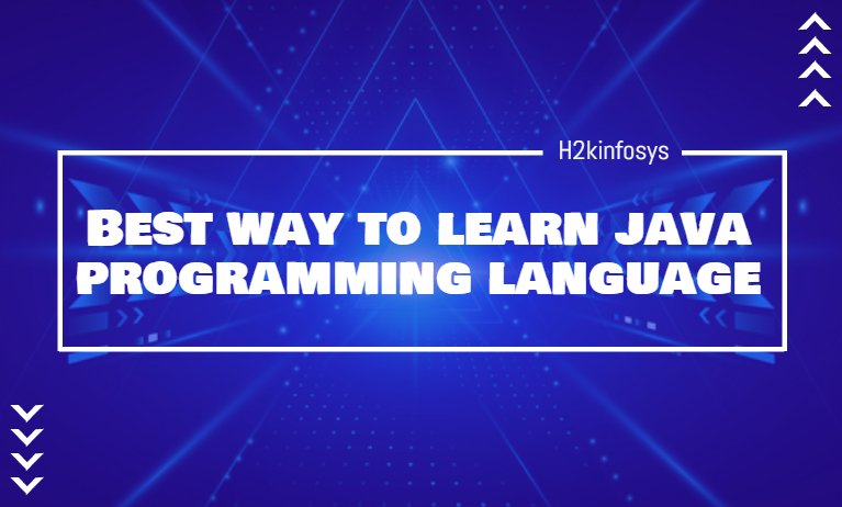 Best Way to Learn Java Programming Language