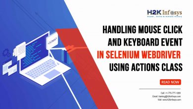 Handling Mouse Click and Keyboard Event in Selenium Webdriver