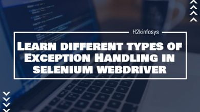 Different Types of Exception Handling in Selenium Webdriver