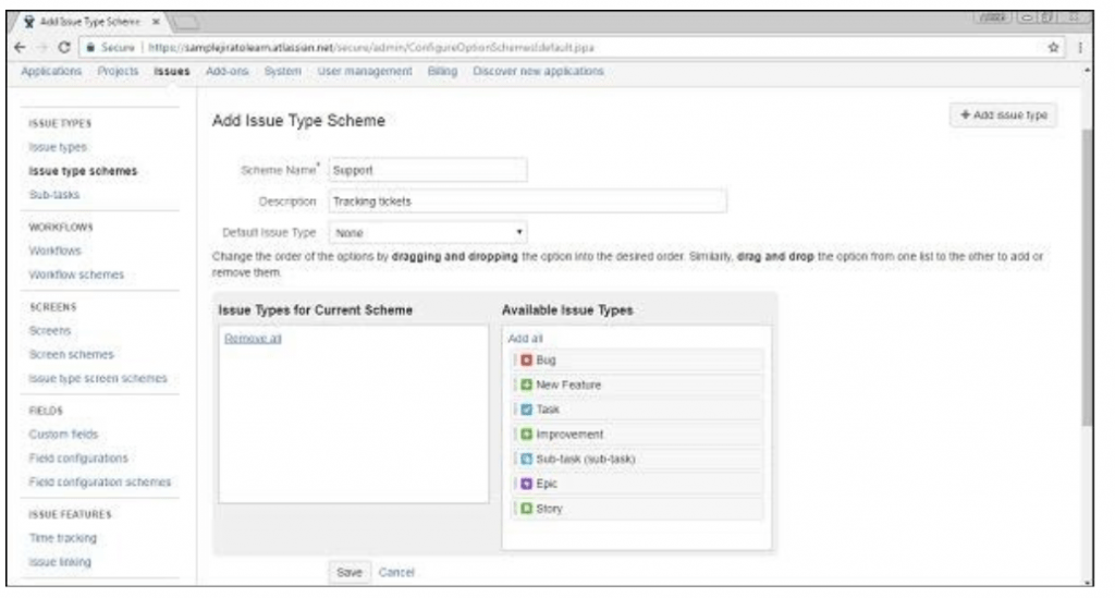 JIRA Issues and Issue Types