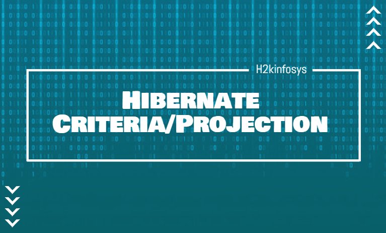 Hibernate Criteria Projection