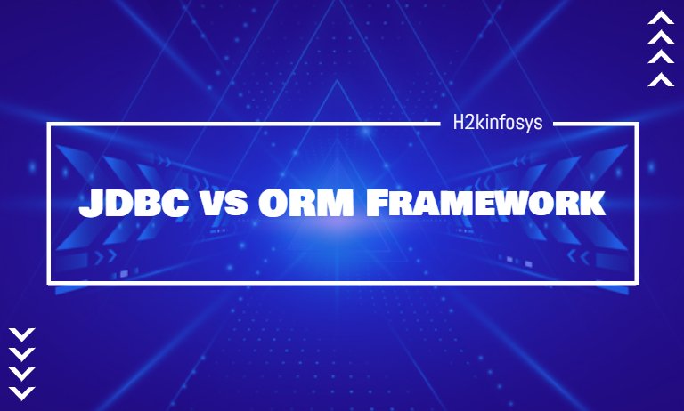 JDBC vs ORM Framework