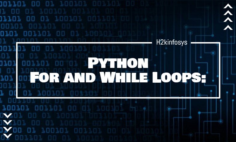 Python For and While Loops