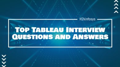 Top Tableau Interview Questions and Answers