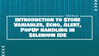 Introduction to Store Variables, Echo, Alert, PopUp handling in Selenium IDE