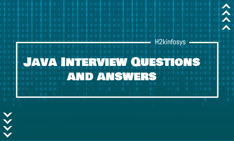 Java Interview Questions and answers