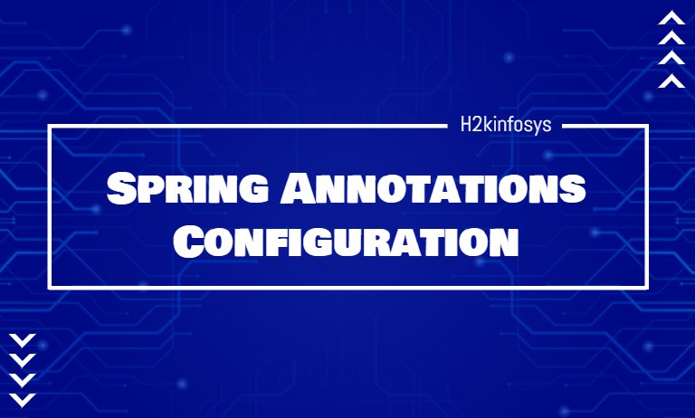 Spring Annotations Configuration Spring Annotations Configuration