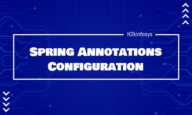 Spring Annotations Configuration