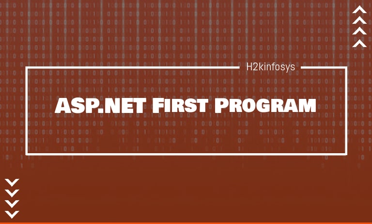 ASP.NET First Program ASP.NET First Program