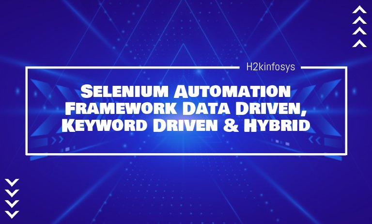 Selenium Automation Framework Data Driven, Keyword Driven & Hybrid Selenium Automation Framework Data Driven, Keyword Driven & Hybrid