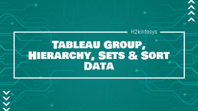 Tableau Group, Hierarchy, Sets & Sort Data