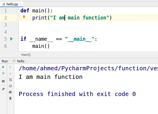 Python's main() Function with Examples