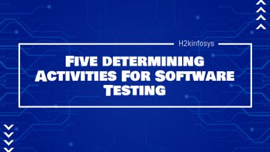 Five determining Activities For Software Testing